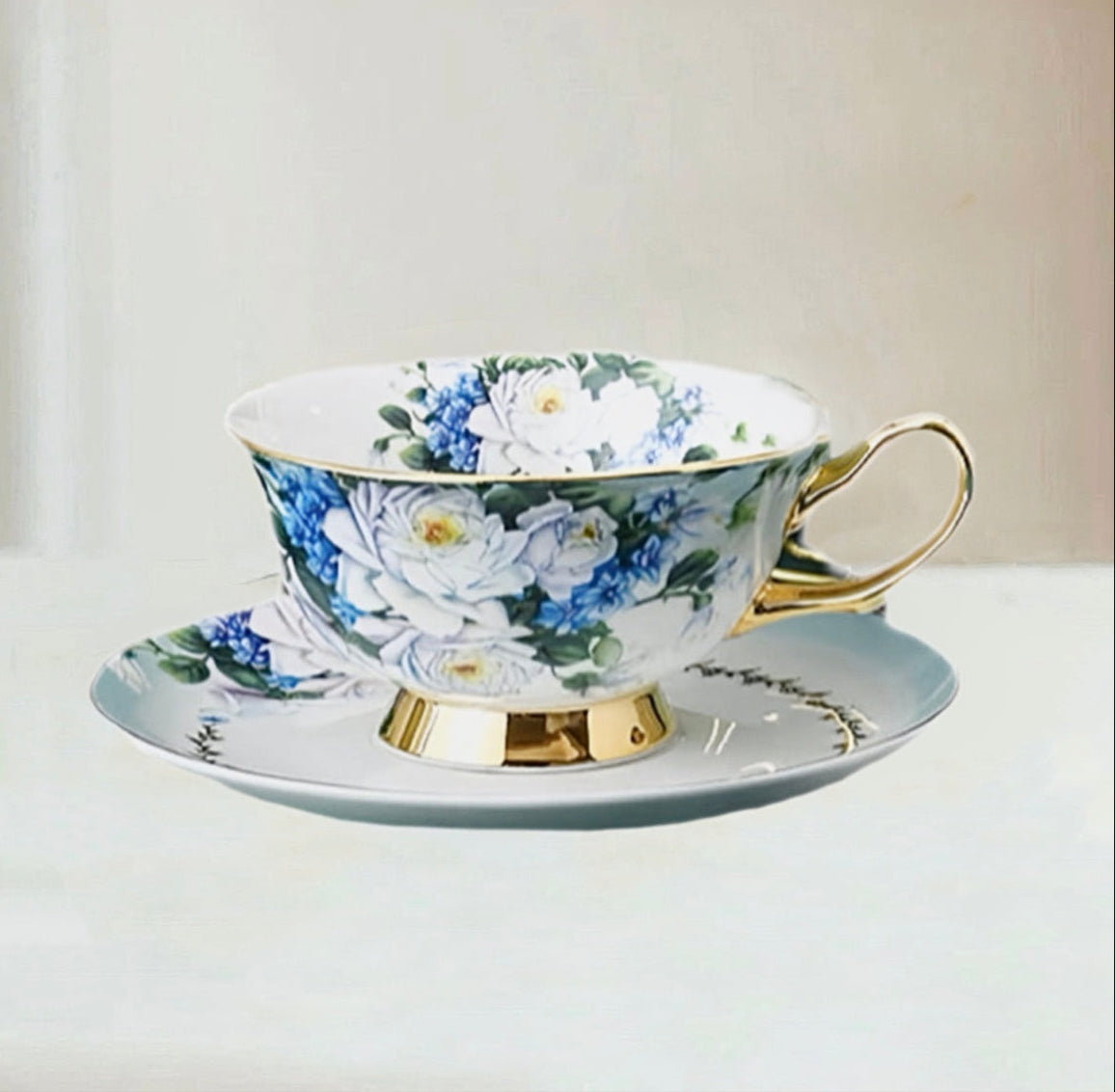 Floral Serenade Cup Set Bone China 220ml (Gift Box)