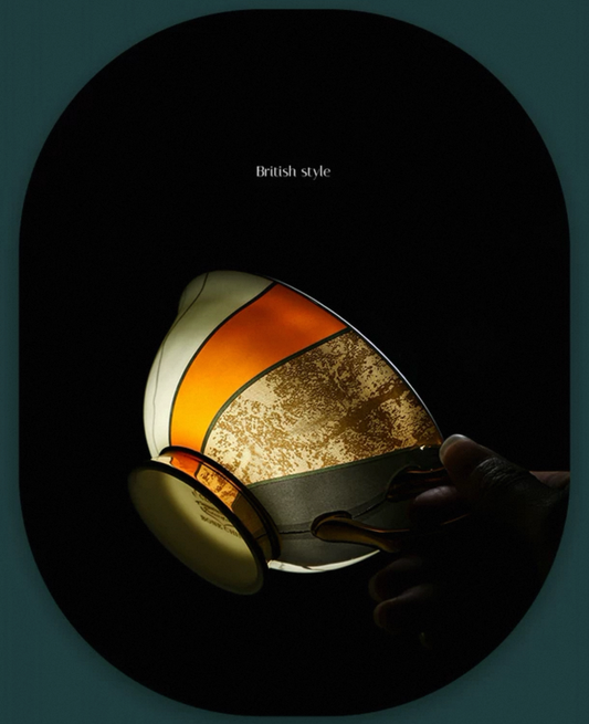 Geometric Cup Set Bone China 220ml 3pcs(Gift Box)