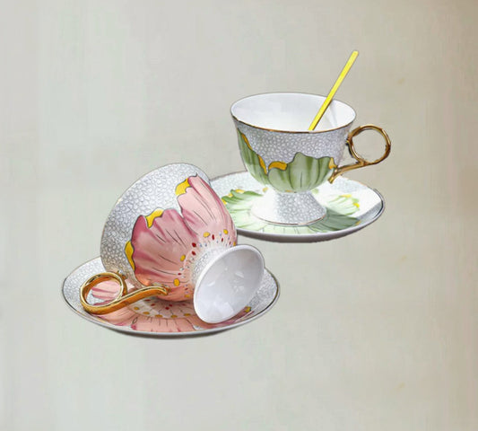 Floral Whisper Cup Set Bone China 260ml(Gift Box)