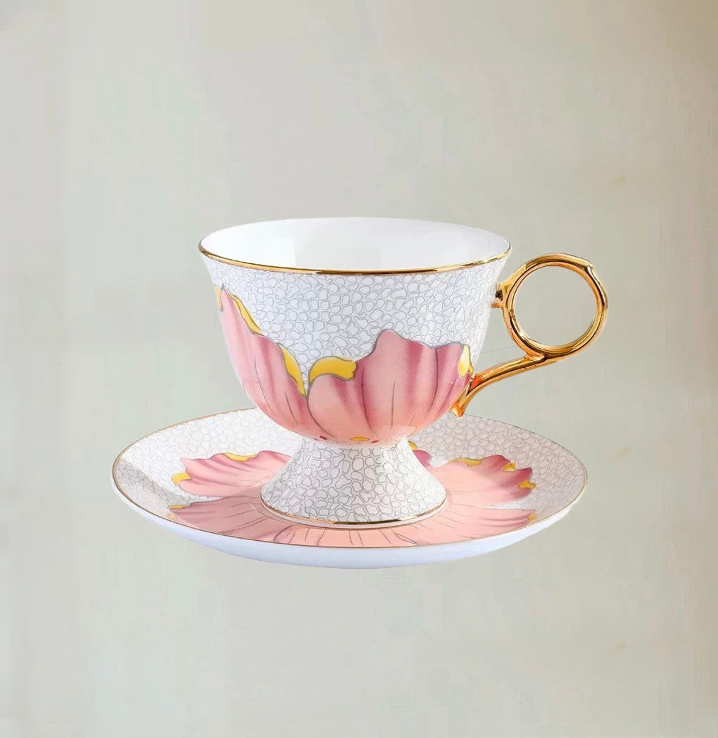 Floral Whisper Cup Set Bone China 260ml(Gift Box)