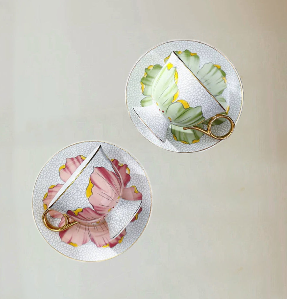 Floral Whisper Cup Set Bone China 260ml(Gift Box)
