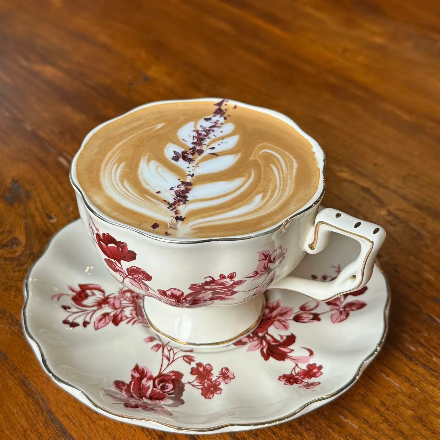 Floral Ceramic Cup Set 240ml (Gift Box)