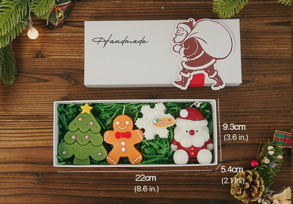 Handmade Christmas Scented Candle set (Gift, Style 2)