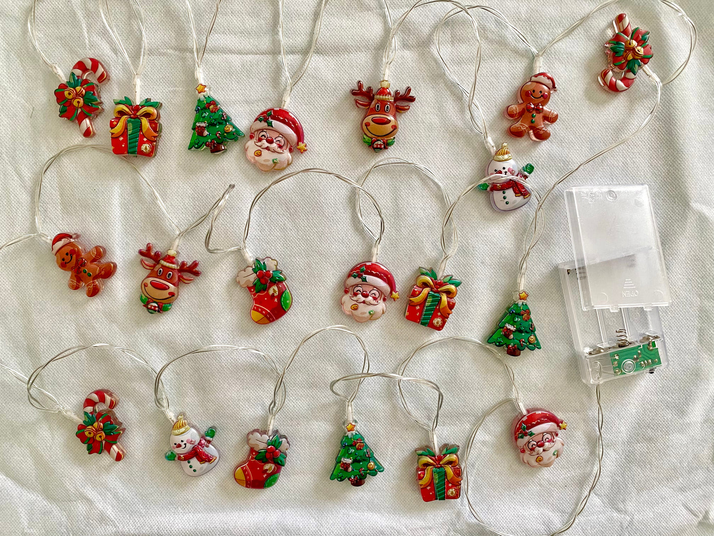 Christmas Character String Lights - 6M Length with 40 Lights