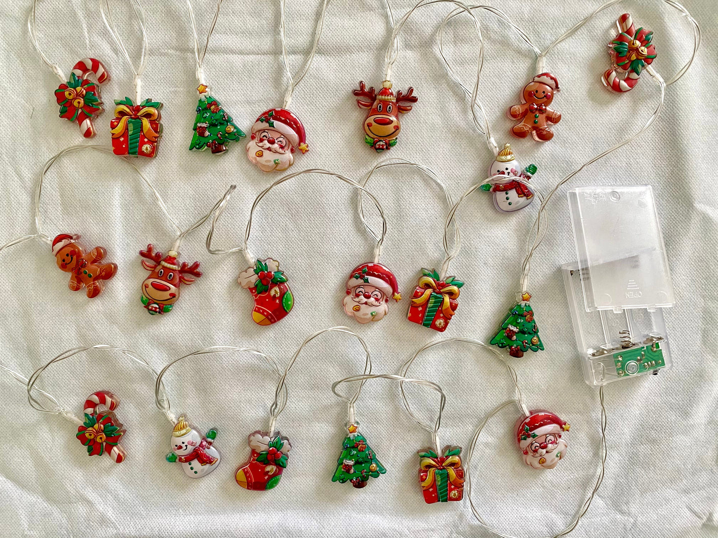 Christmas Character String Lights - 6M Length with 40 Lights