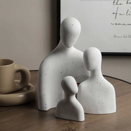 Decorative Family - love Ceramic Figurines Set