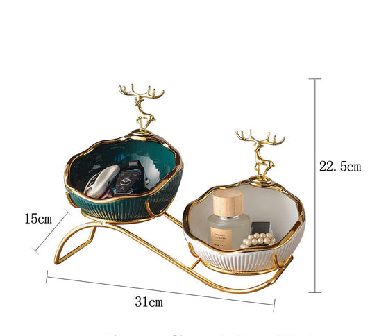 Decorative Double - bowl Bowl