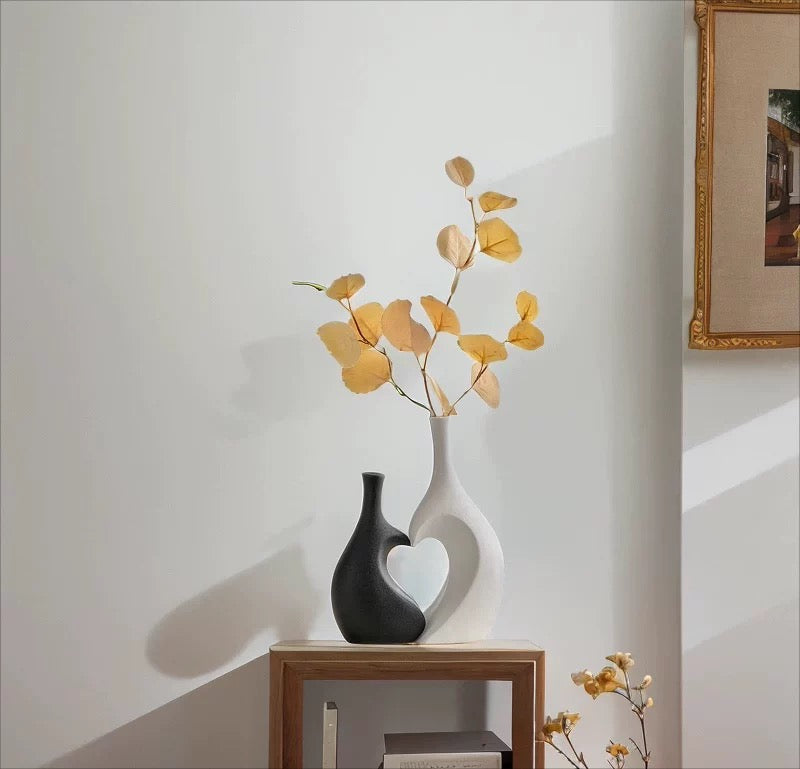 Ceramic Love Vase Set