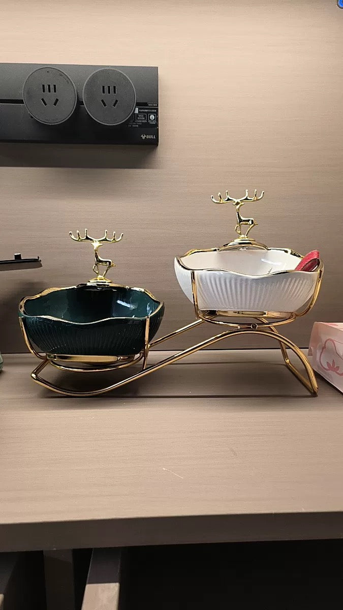 Decorative Double - bowl Bowl