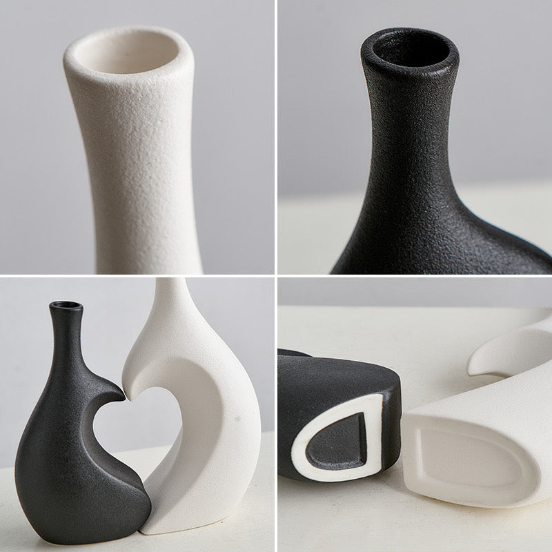 Ceramic Love Vase Set
