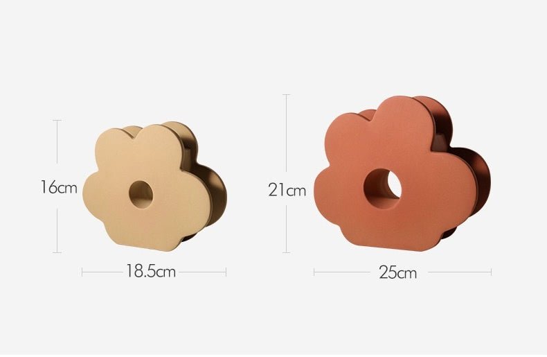 Decorative Flower - Shaped Ceramic Vase