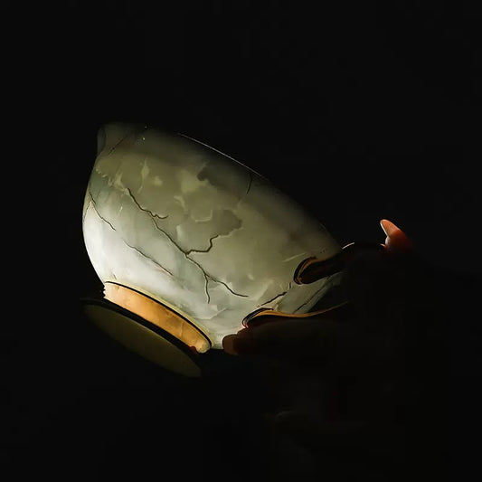 Marble - Inspired Cup Set Bone China 220ml(Gift Box)