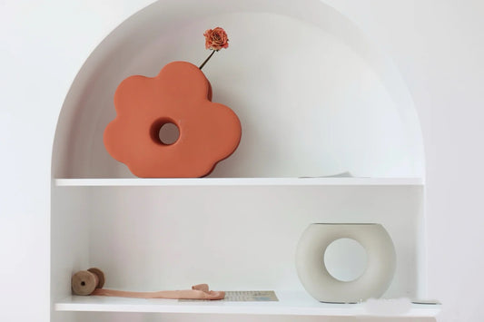 Flower - Shaped Ceramic Vase