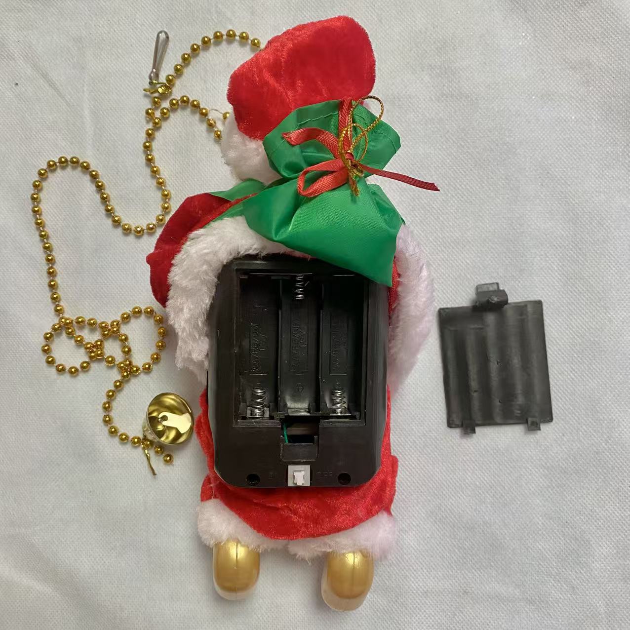 Electric Climbing Santa Claus  Christmas Decoration with Music and Light- Chain