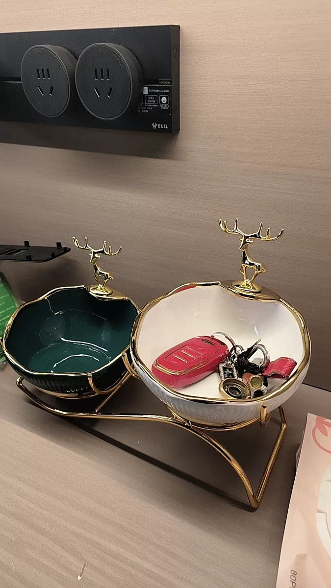 Decorative Double - bowl Bowl 