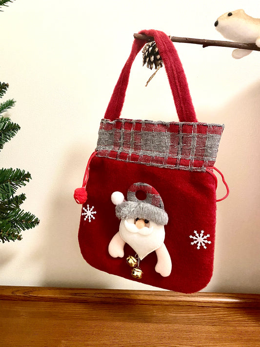 3D Christmas Santa Gift Bag (35×20cm)