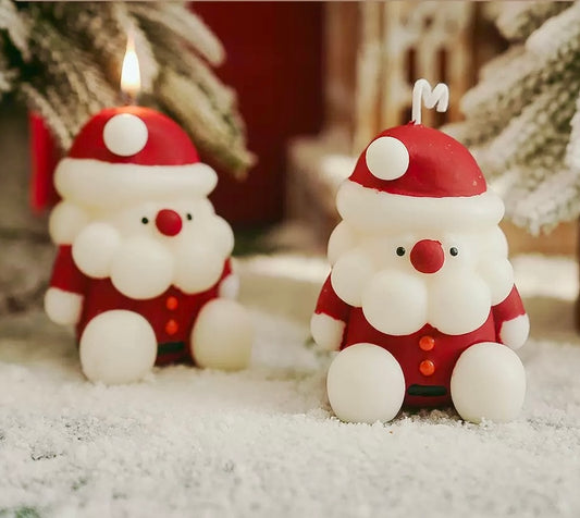 Handmade Santa Christmas Scented Candle