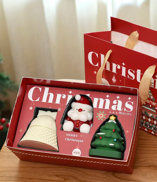Handmade Christmas Scented Candle set (Gift, Style 1)