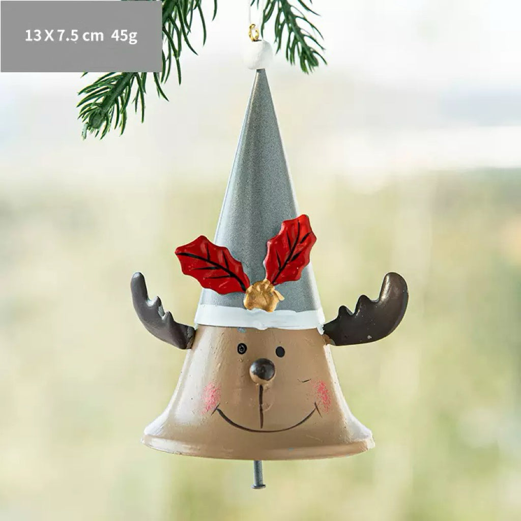Reindeer - Shaped Bell Christmas Ornament