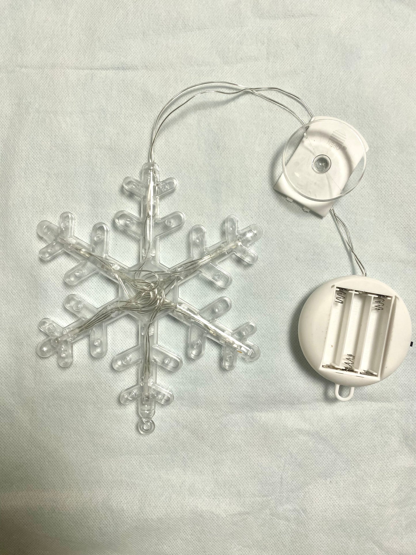 Transparent Snowflake Light Decor