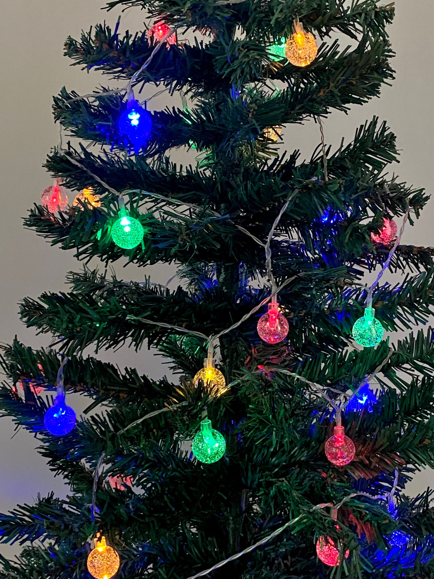 Colorful Bubble Ball String Lights - 6M Length with 40 Lights