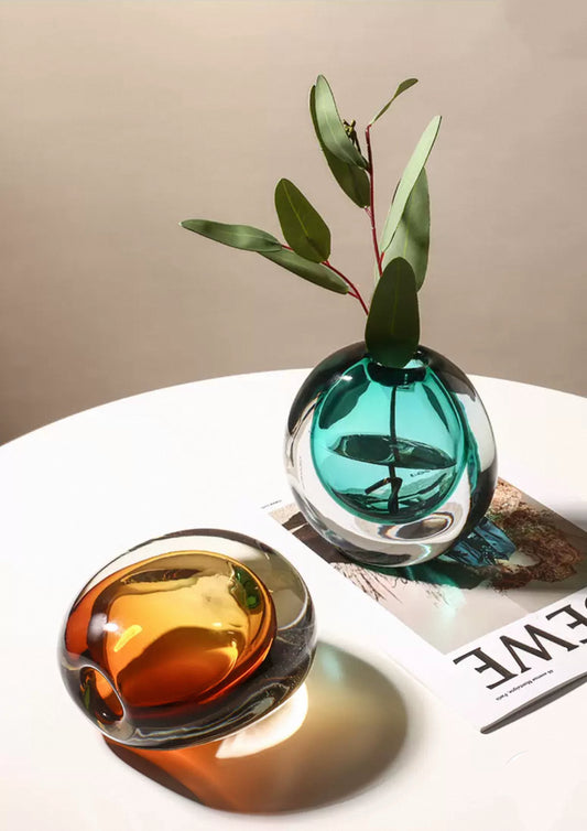 Decorative Translucent Glass Vases