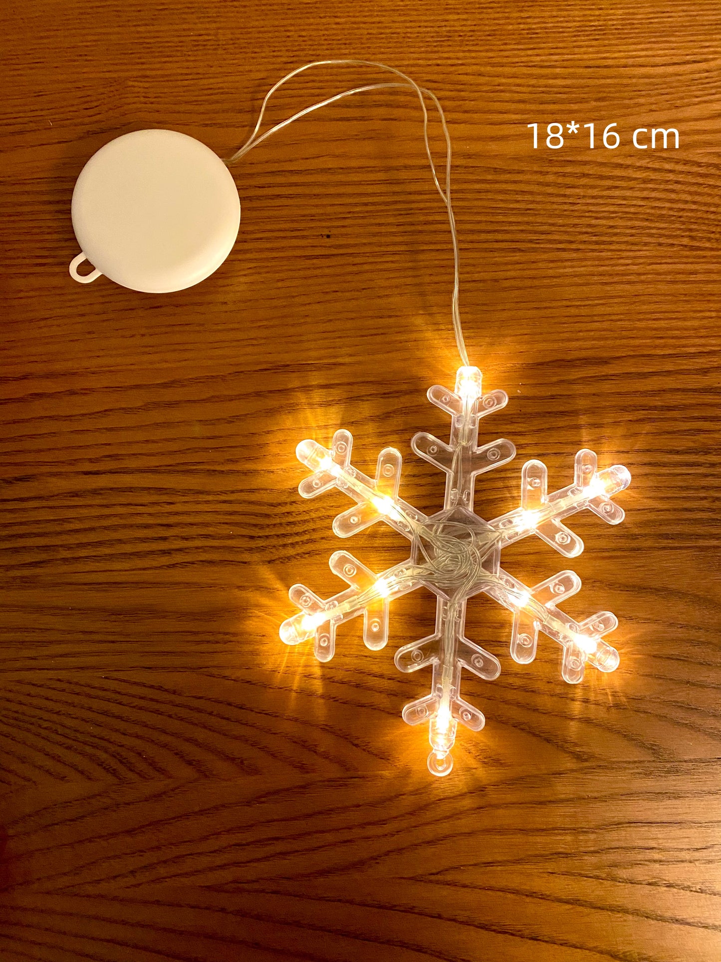Transparent Snowflake Light Decor