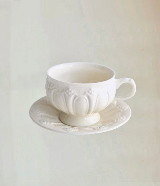 French embossed Cup Set 250ml(Gift Box)
