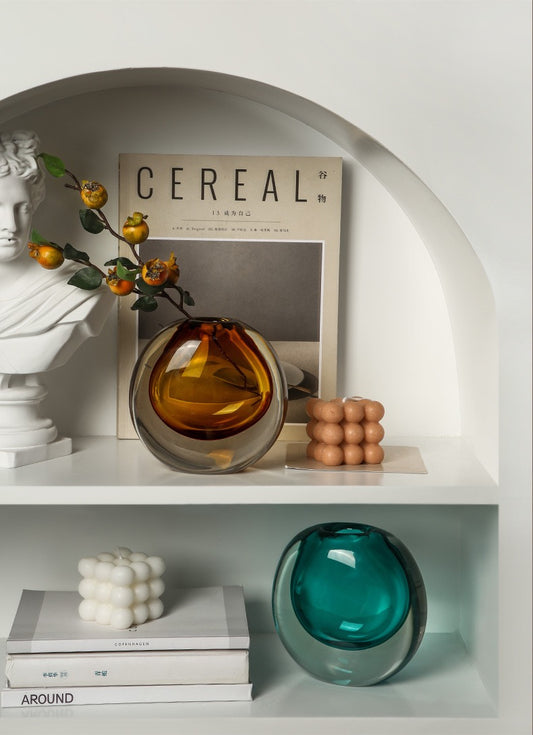 Decorative Translucent Glass Vases