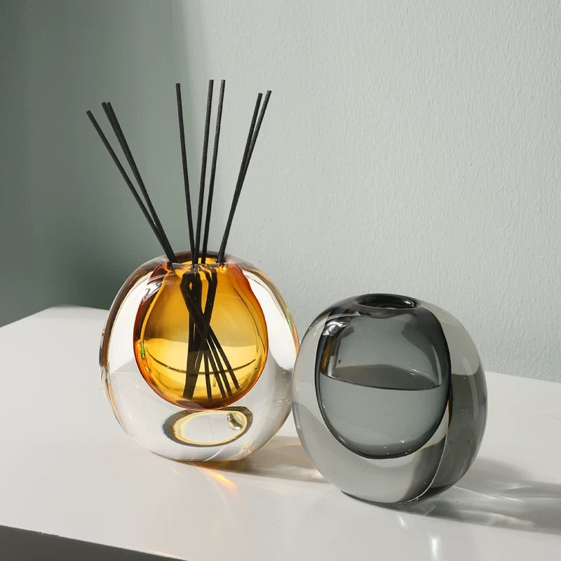 Decorative Translucent Glass Vases