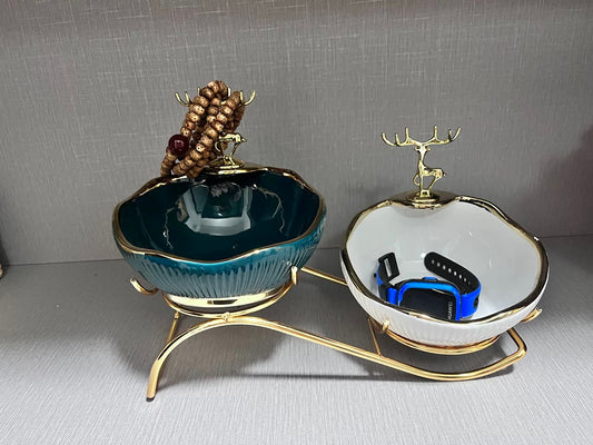 Decorative Double - bowl Bowl 