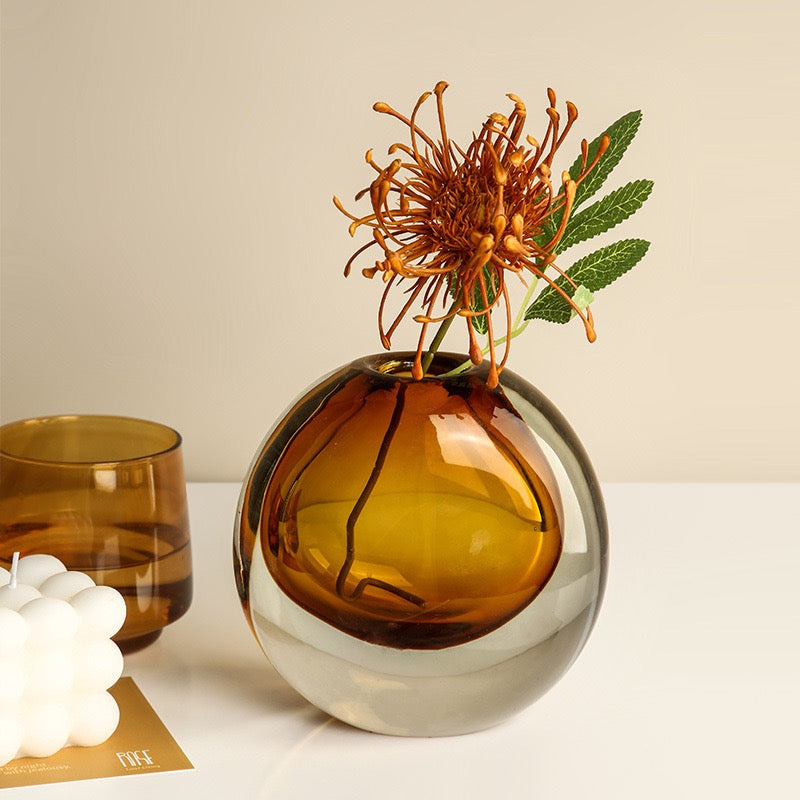 Decorative Translucent Glass Vases