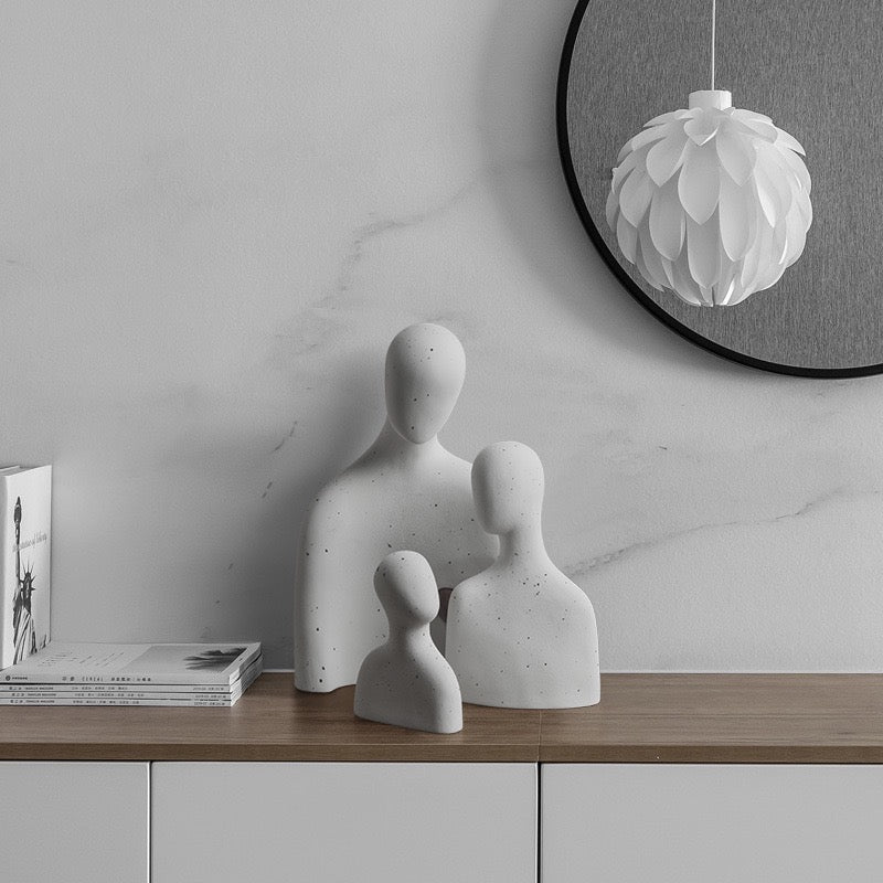 Decorative Family - love Ceramic Figurines Set