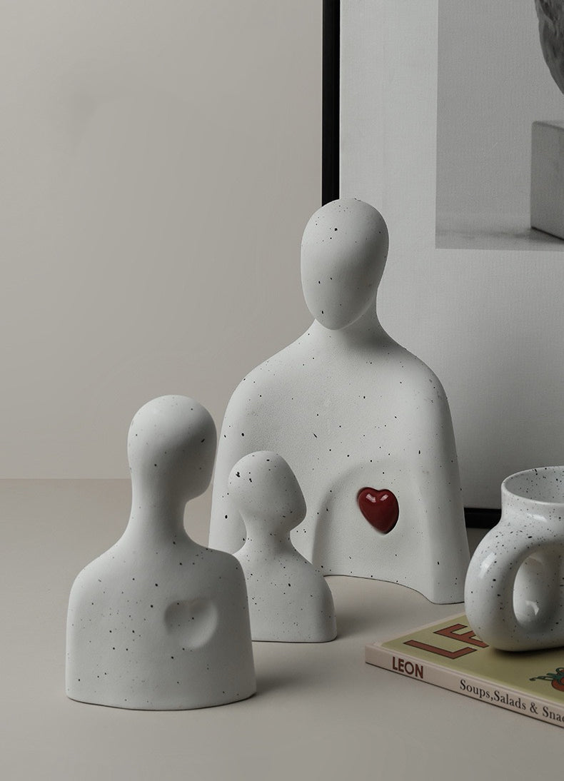 Decorative Family - love Ceramic Figurines Set