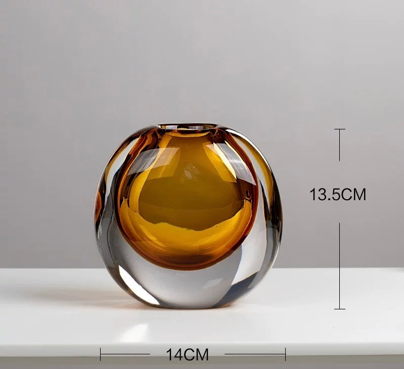 Decorative Translucent Glass Vases