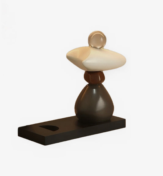 Ceramic Stacked Stone Wine Rack