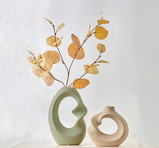 Artistic Ceramic Flower Vase Set