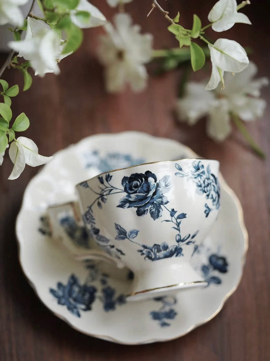 Floral CeramicCup Set 240ml (Gift Box)