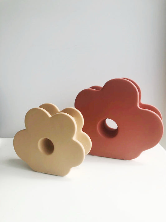 Flower - Shaped Ceramic Vase